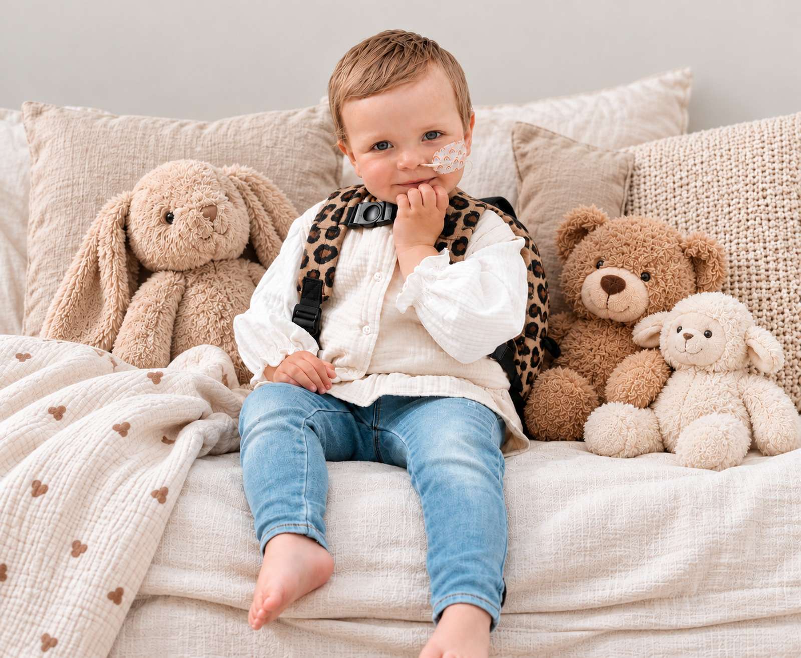 Kinderen met TubieSmile rugtassen